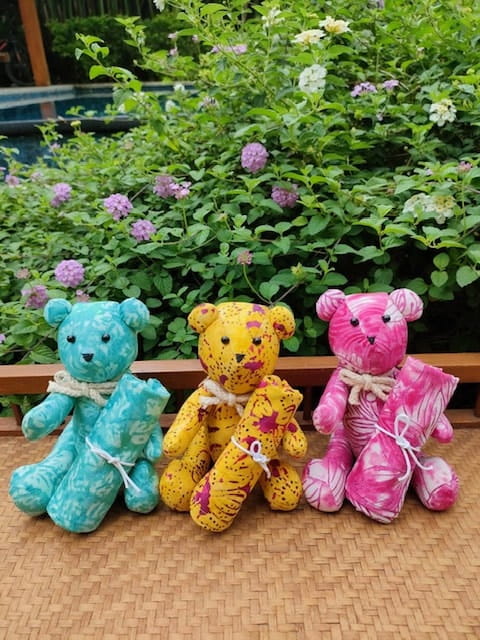 クマのぬいぐるみの画像