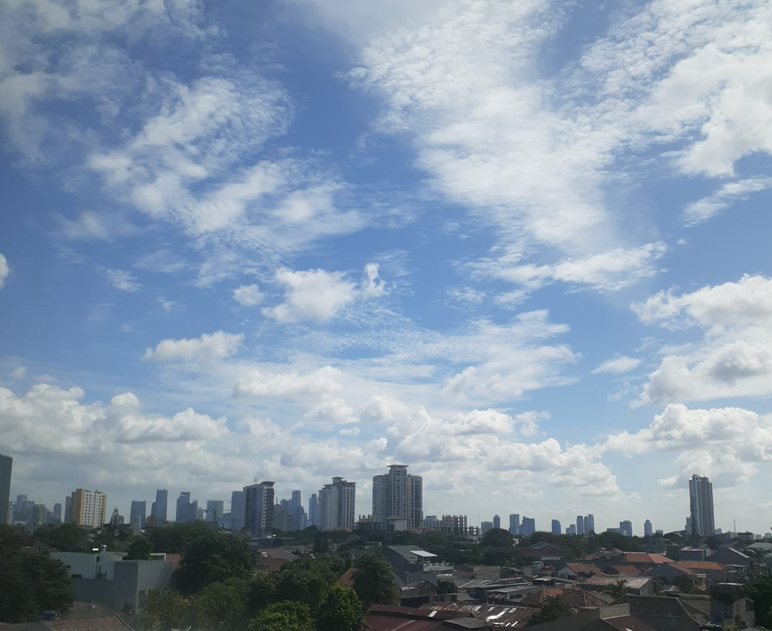 インドネシアの街並みの画像